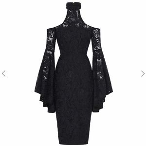 Misha Collection black lace dress